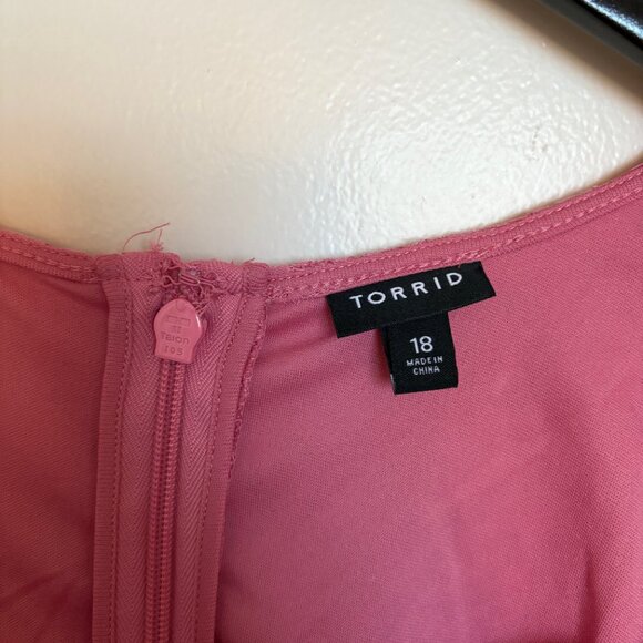 Pink Lace Torrid Dress - Picture 3 of 3